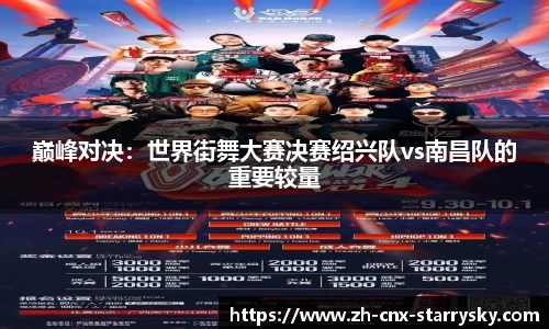 巅峰对决：世界街舞大赛决赛绍兴队vs南昌队的重要较量